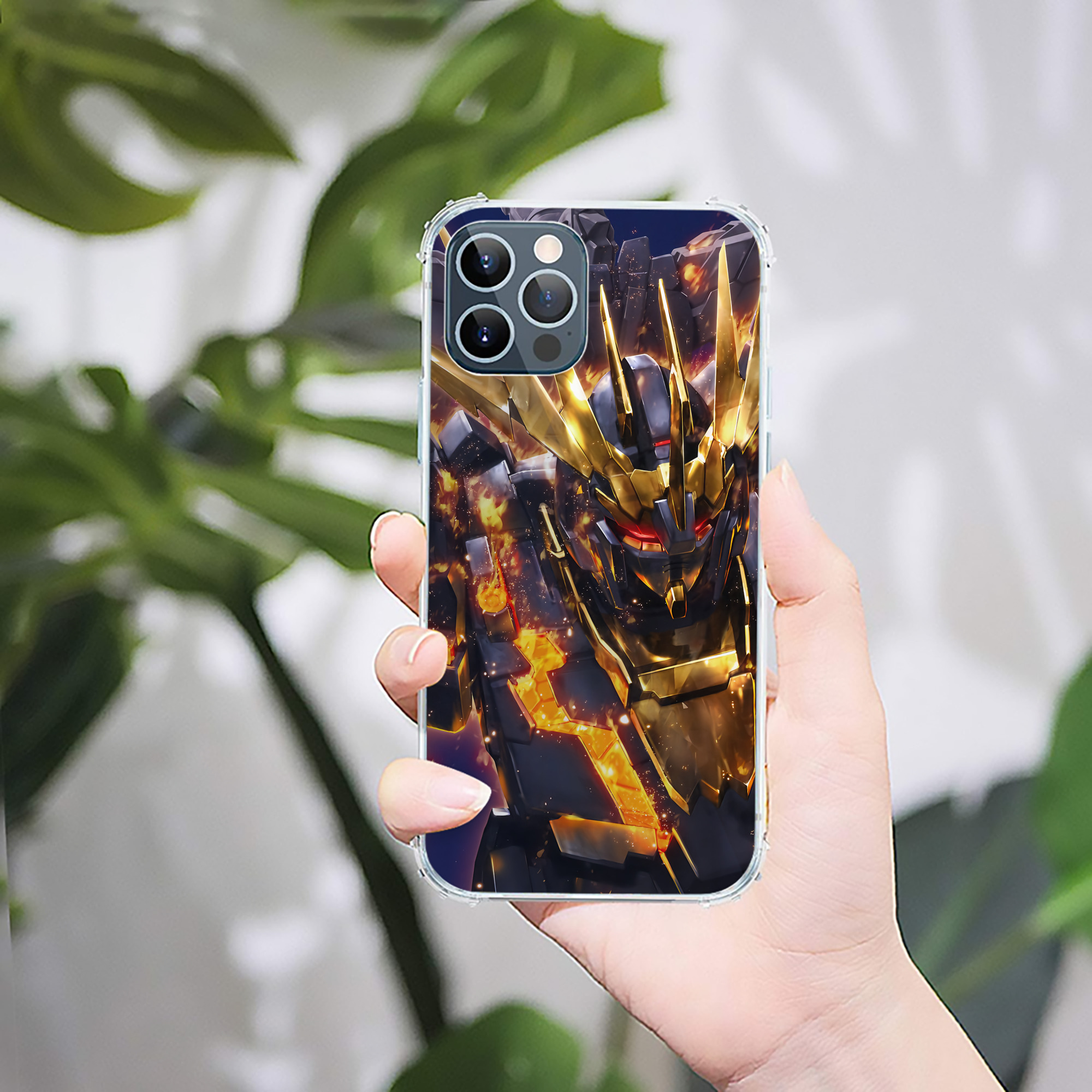 （画像用） 機動戦士ガンダム Mobile Suit Gundam 【iPhone 12シリーズ対応】透明スマホケース（クリアソフトケース）